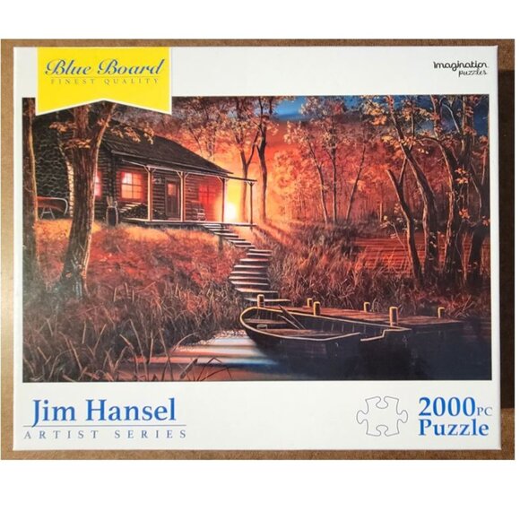 NEW Imagination Puzzles COTTAGE ON THE DOCK Jigsaw Puzzle 2000 pieces - Picture 2 of 5